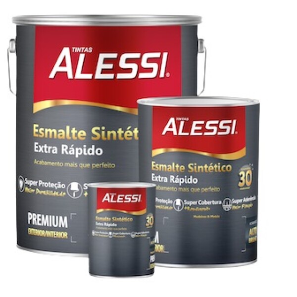 Esmalte Sintético Secado Rápido Brillante 0.900L Blanco Alessi Esmalte Sintético Secado Rápido Brillante 0.900L Blanco Alessi