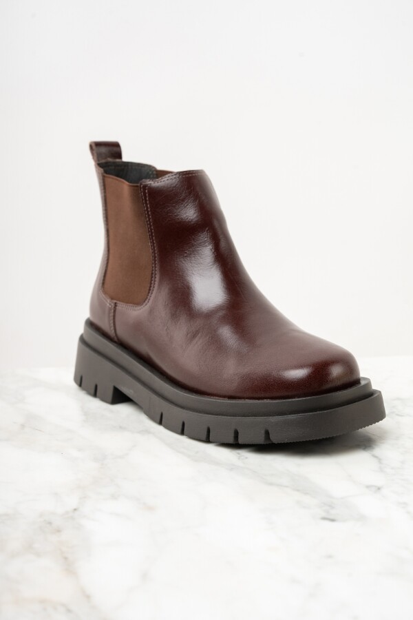 Bota Cuero Marrón
