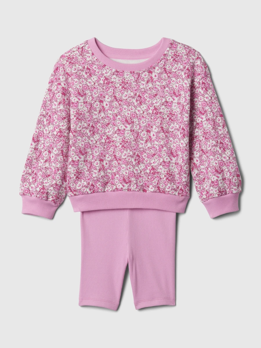 Set Deportivo Calza Y Buzo Toddler Niña - Pink Floral 