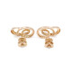 Caravanas En Oro Rosa 18K Y Brillantes Caravanas En Oro Rosa 18K Y Brillantes