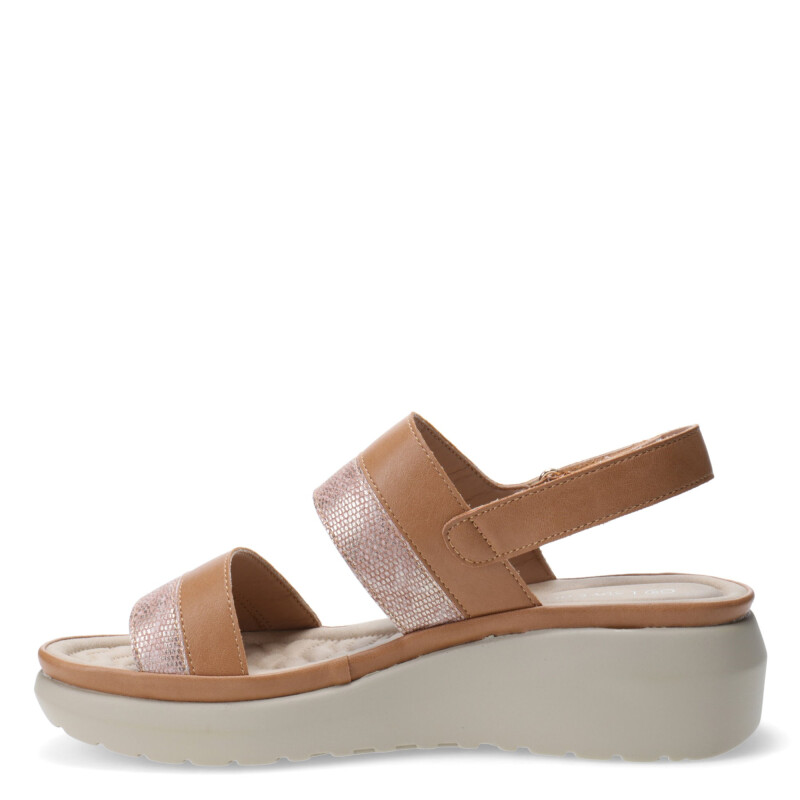 Sandalias de Mujer Lady Confort CONQUES con tira atrás Tan