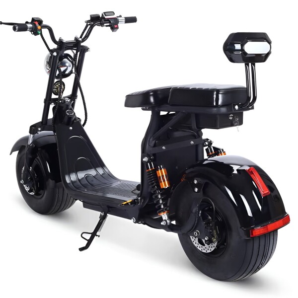 Moto Electrica Gogreen Deluxe 1500W 12Ah 25Km Autono. 45Km/h Variante Color Negro
