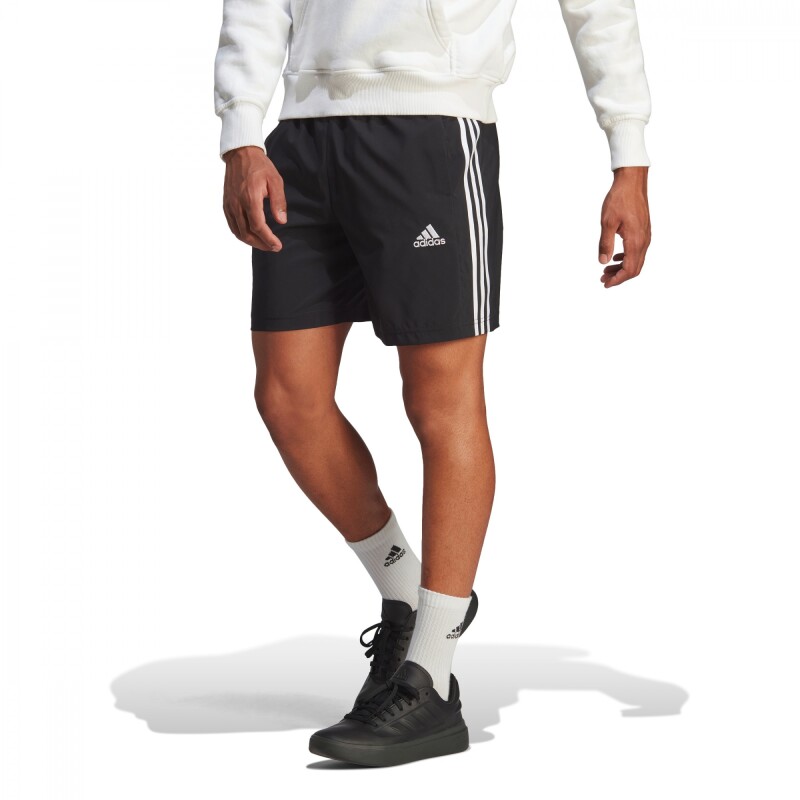 Short 3-Stripes Chelsea de Hombre Negro