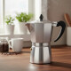 Cafetera Italiana en Aluminio 9 tazas Plateado