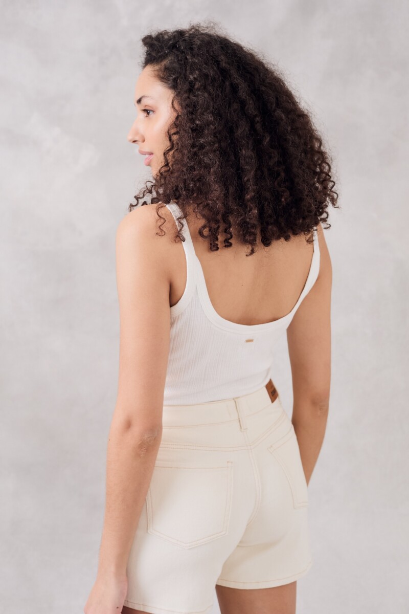 Musculosa Algodón Crudo