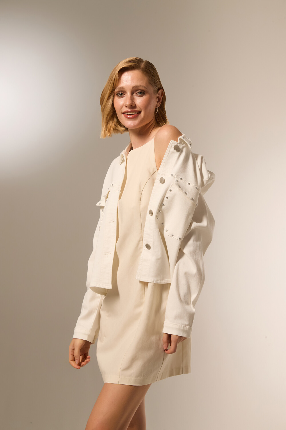Chaqueta Bialor Marfil / Off White
