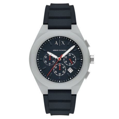 Reloj ARMANI EXCHANGE SYNC Silicona Negro Esfera 44mm 0