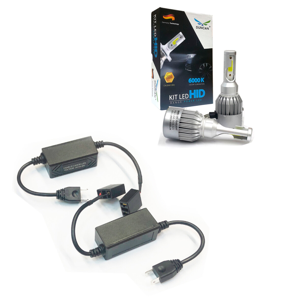 LAMPARA COMBO KIT BALASTRO CANBUS + LEDC6.H7 