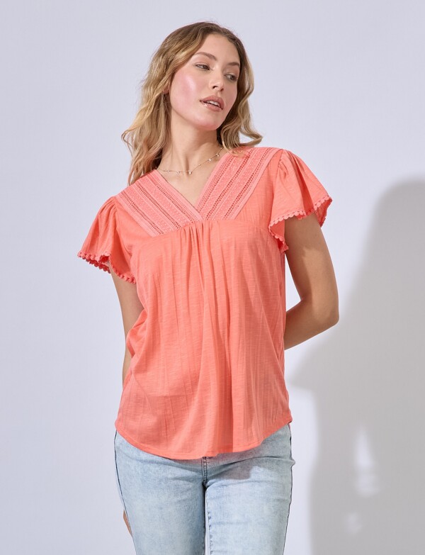 Blusa Puntilla CORAL