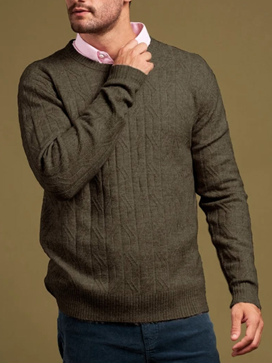 SWEATER JUNIN POLANCO - Oliva 