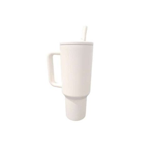 Vaso Térmico XL con Asa y Tapa 1200ml Beige