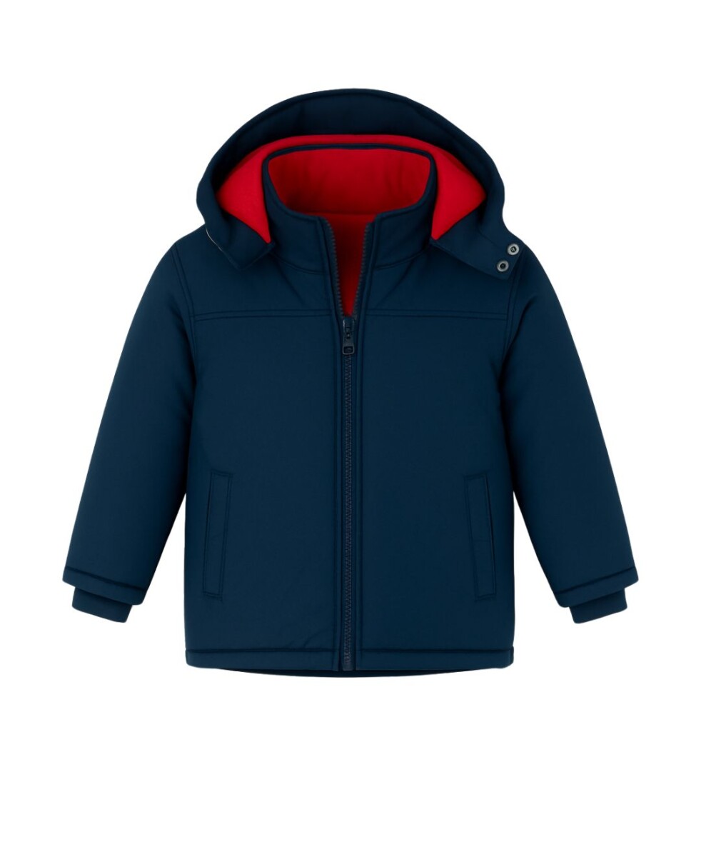 Campera Nylon - Azul/Rojo 