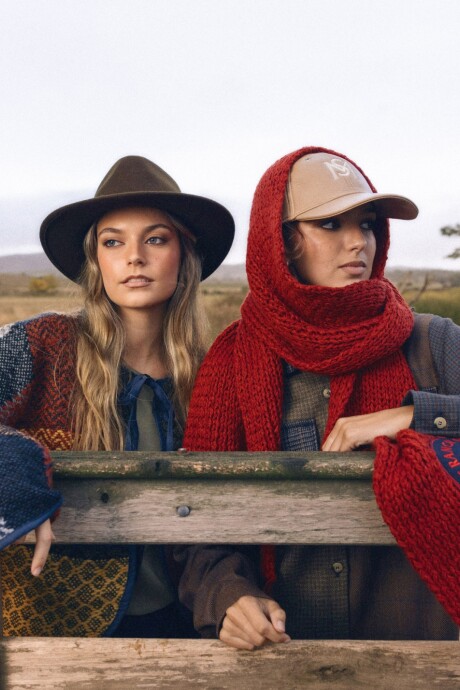 Horse Scarf Rojo