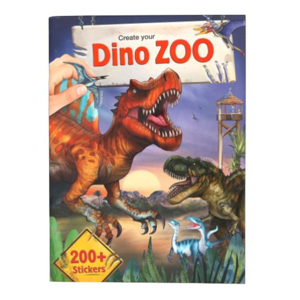 Libro de Stickers Create Your Dino Zoo 