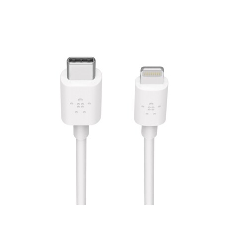 Cable De Datos Belkin p Apple USB-C a Lightning 1 Mts White Cable De Datos Belkin p Apple USB-C a Lightning 1 Mts White