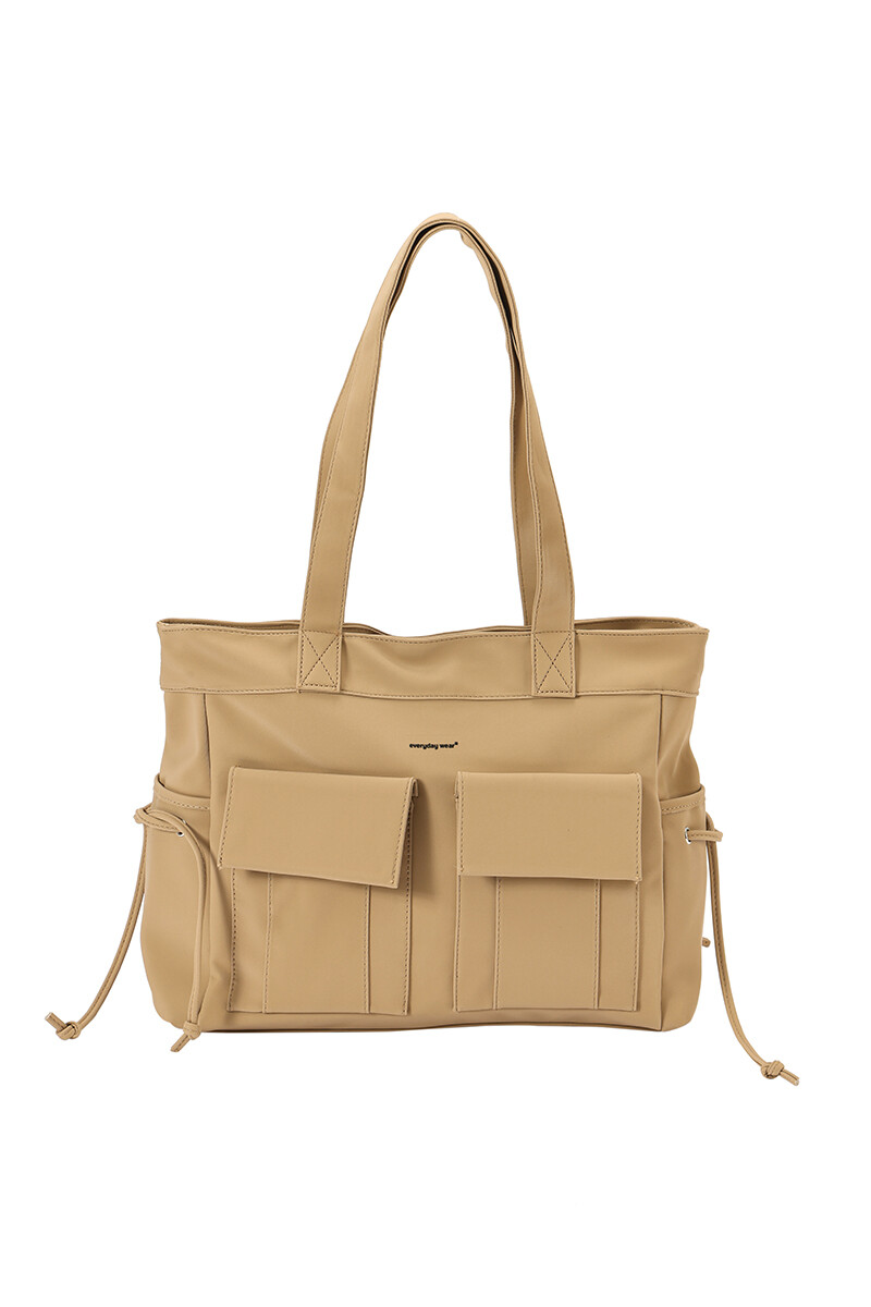 Cartera Torre Beige
