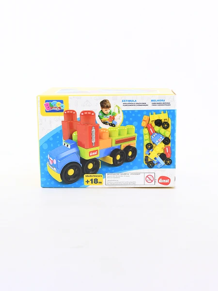 BLOQUES CAMION 18 PIEZAS MULTICOLOR