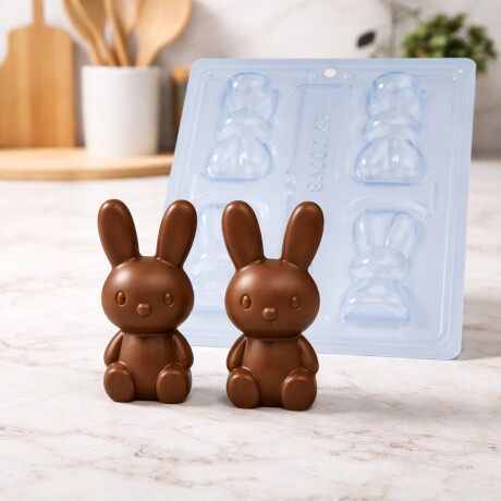Molde pascua de conejo pequeño 7.7 cm Molde pascua de conejo pequeño 7.7 cm