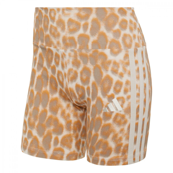 Shorts Adidas W AOP BK Mujer KB8184 Naranja-beige