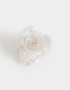 Broche Con flores Broche Acrílico Flor - Blanco Crudo