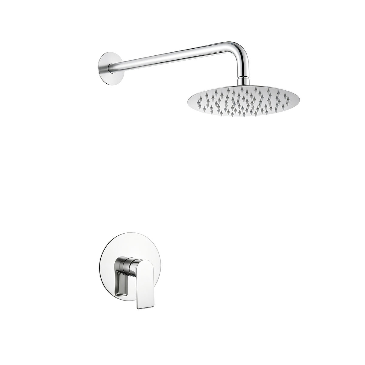Griferia Ducha Embutir Cromo - Serie Salemi 