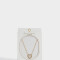 Cadena Corta con Dije Premium Gold Cadena Corta Con Dije Corazón - Dorado