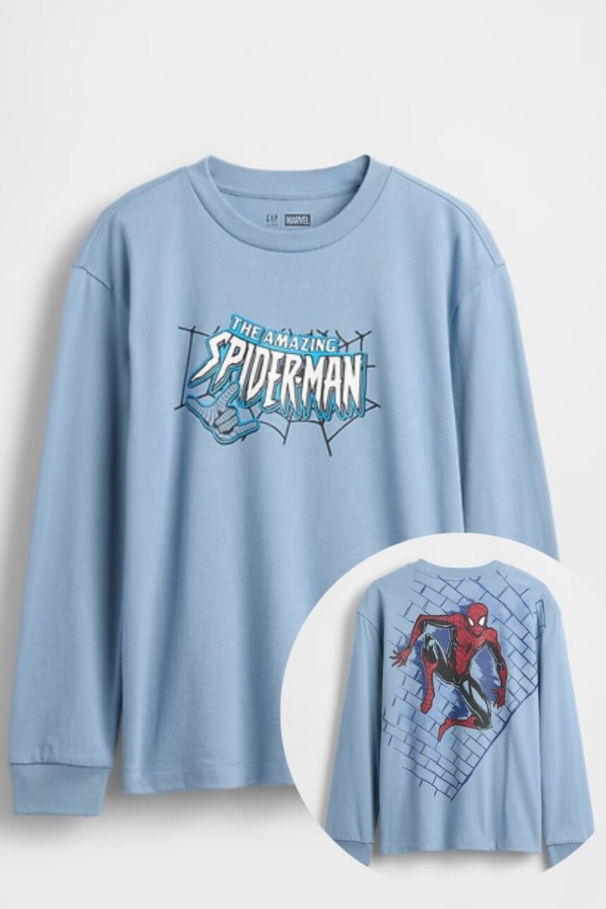 Remera Marvel Niño Classic Jasper Blue