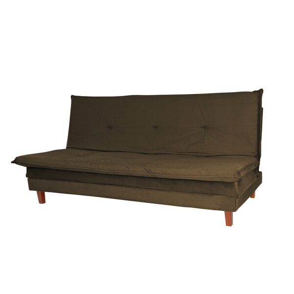 SOFÁ CAMA MODELO MAIA 2 LUGARES COLOR MARRÓN Sofá Cama Modelo Maia 2 Lugares Color Marrón