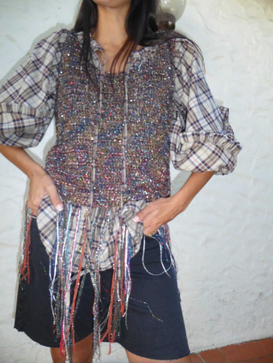 Lagoon Top vol2 - Marrón / Azul 