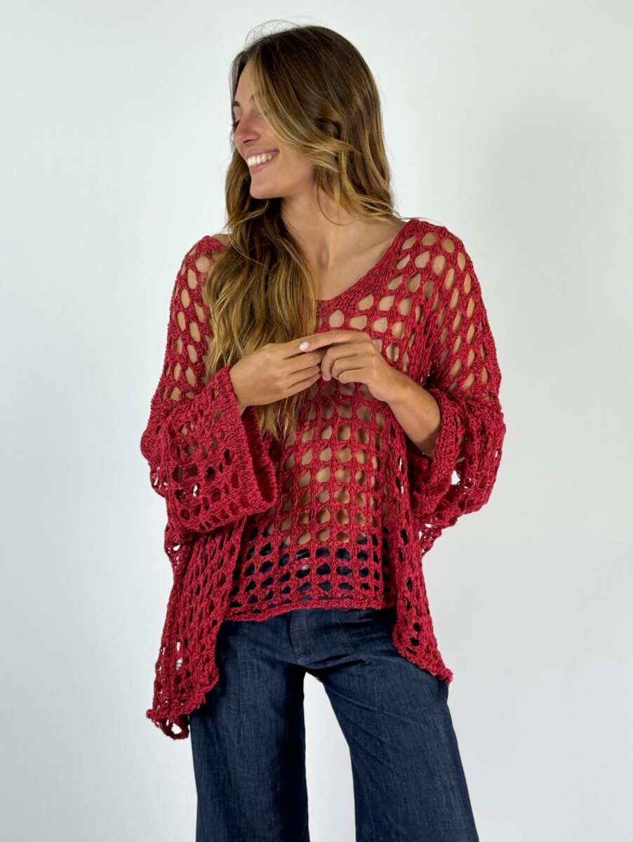TOP SERRANO - ROJO 