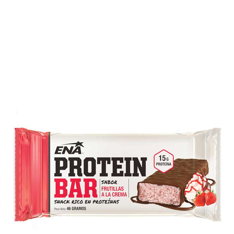 Suplemento Ena Protein Bar caja x 16 Rojo Frutilla