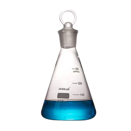 Erlenmeyer con tapa plástica 24/40 100 mL