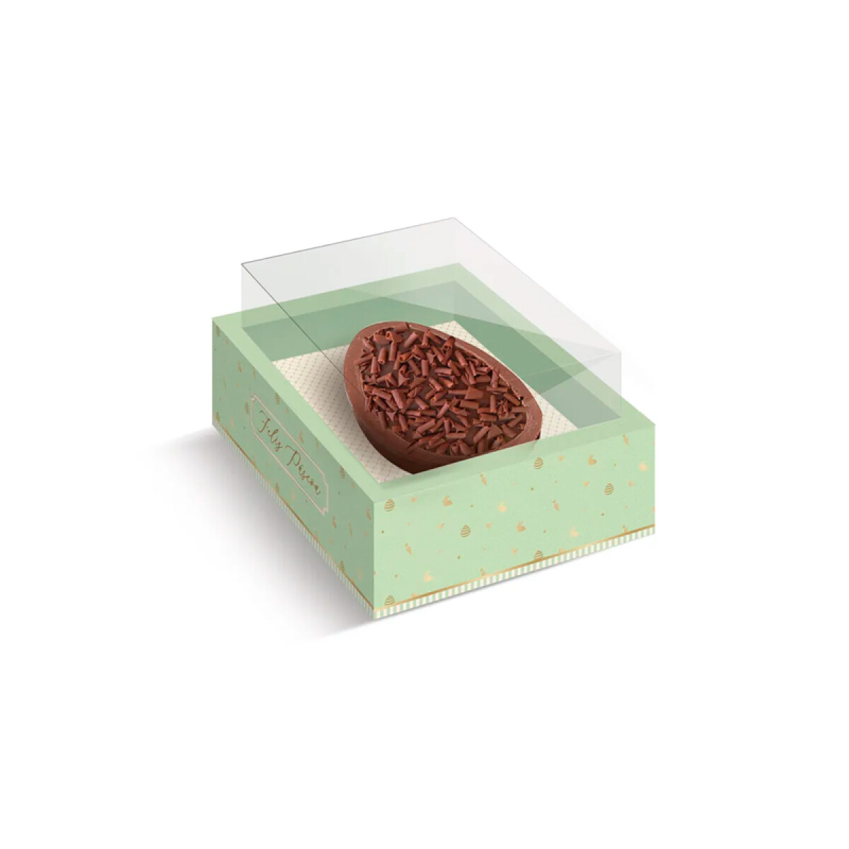 Caja QUINN VERDE para Medio Huevo x6 - 250 g 