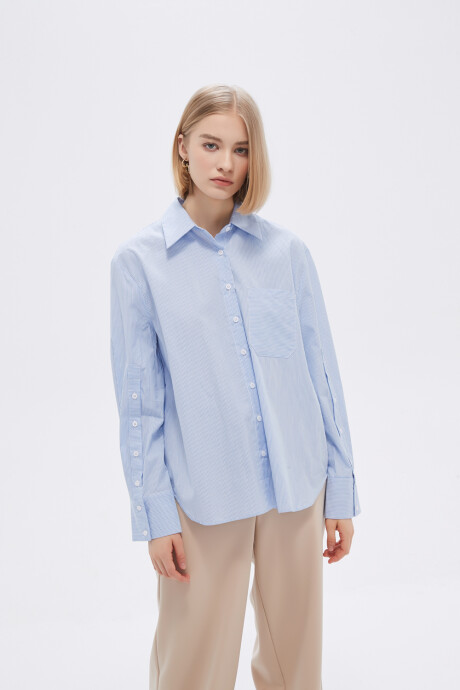Camisa Lupine Celeste