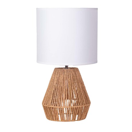 LAMPARA DE MESA METAL BLANCO LT93370