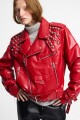 CHAQUETA BIKER Rojo