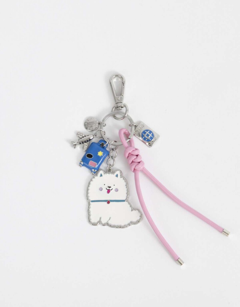 Llavero Y Charm Multidijes Travel - Combinacion Multicolor 