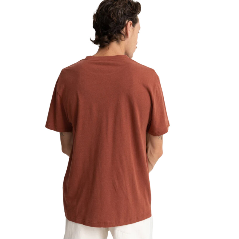 Remera Mc Rhythm Linen Ss T-Shirt - Brick Remera Mc Rhythm Linen Ss T-Shirt - Brick