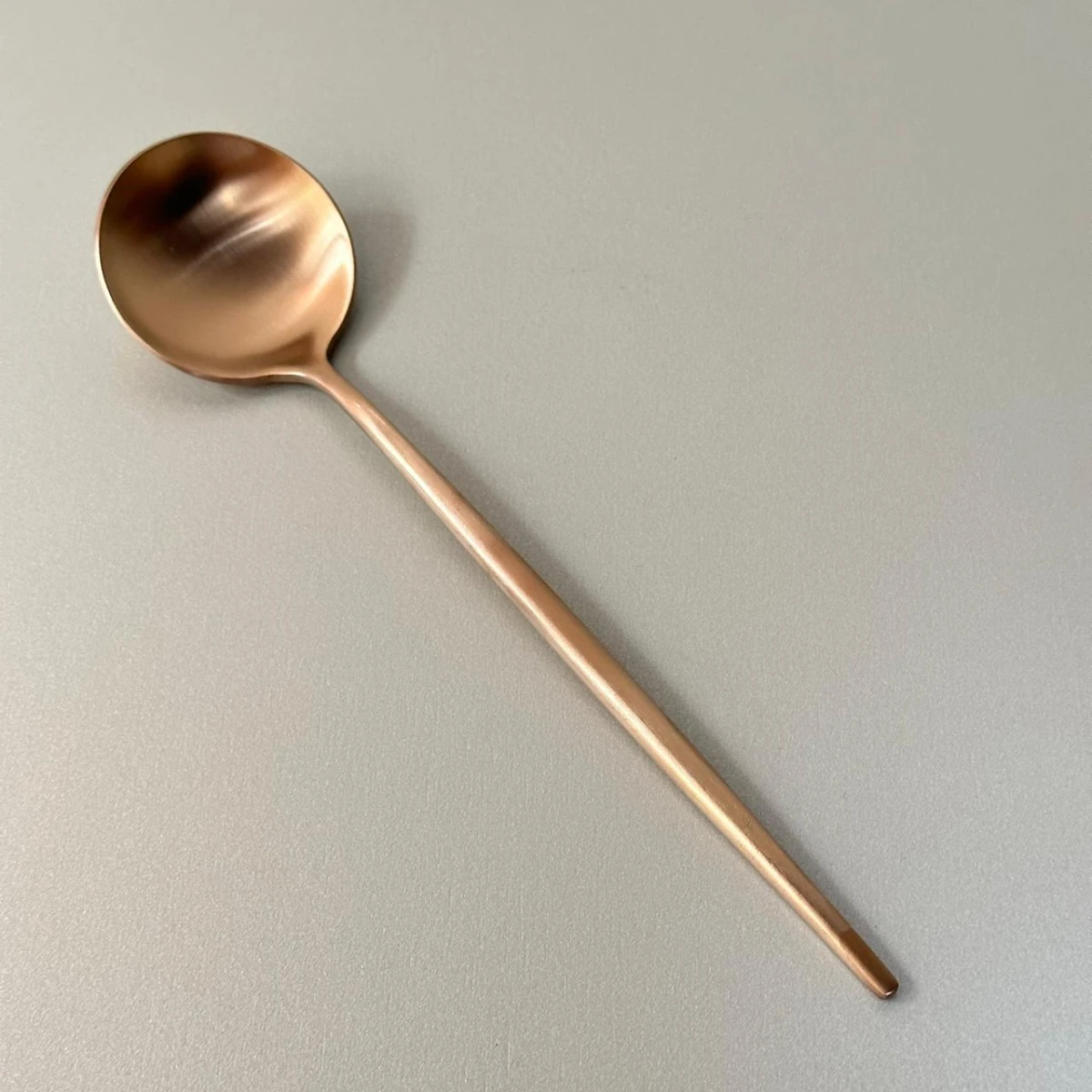 Cuchara Sopera Redonda Acero Inoxidable 22cm 