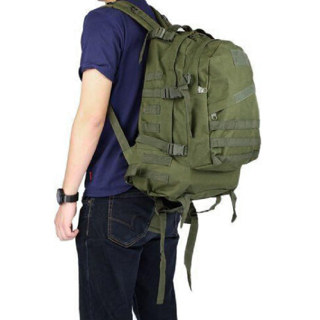 Set Viaje Camping c/Mochila Táctica + Afeitadora y Cortapelo Verde