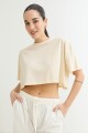 Remera oversized cropped CRUDO