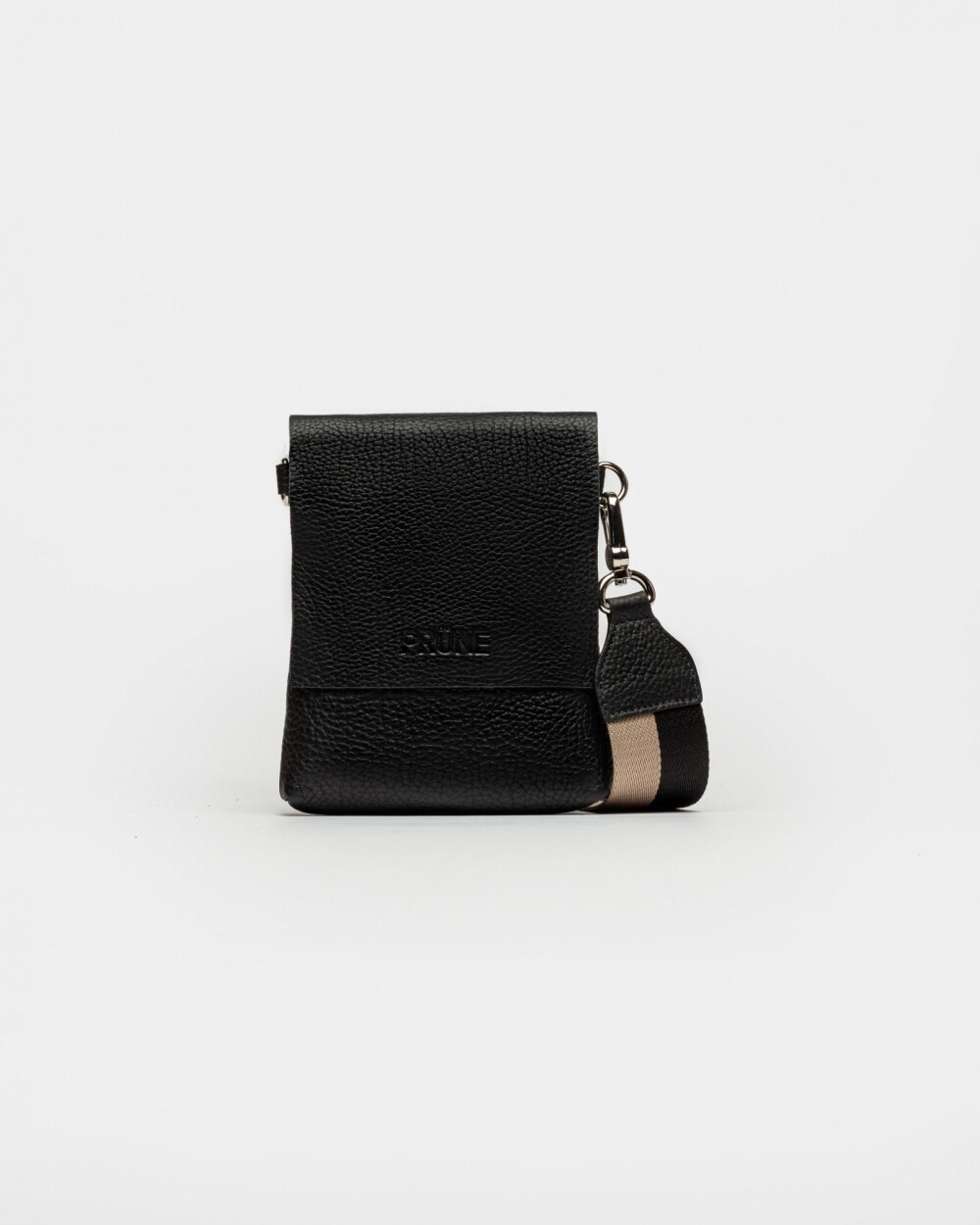 Mini Bag Olivia En Cuero Graneado Negro