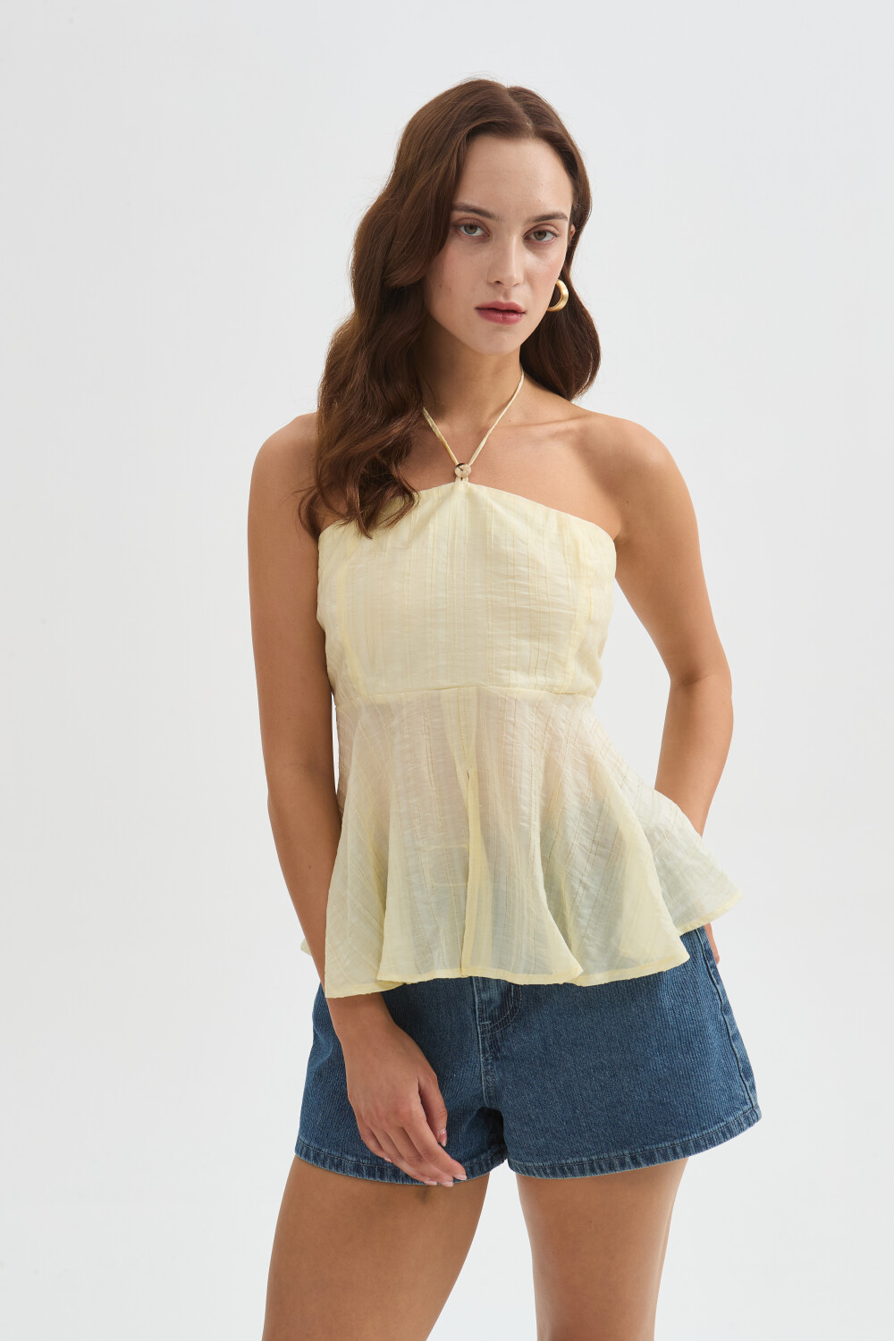 Tops Miso Amarillo Palido