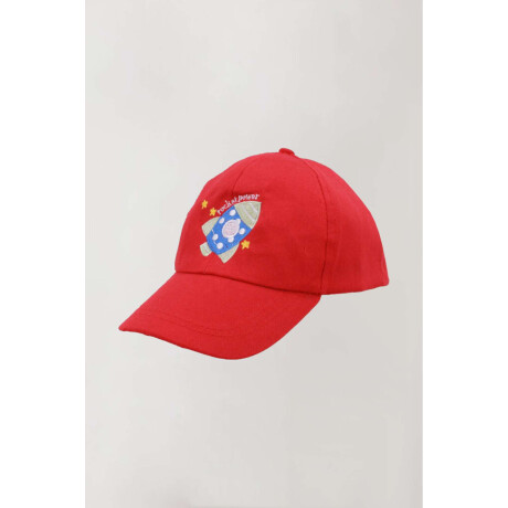 Gorro visera kids Rojo