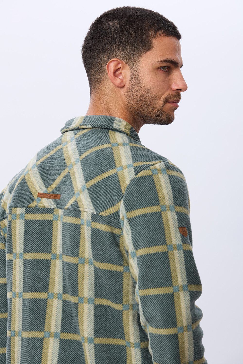 CAMISA LEÑADORA POLAR Verde