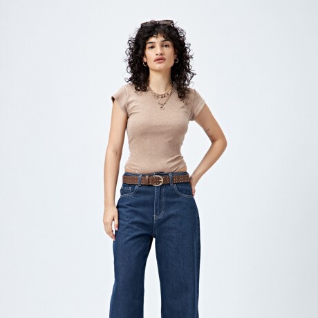 JEAN TISSU Azul