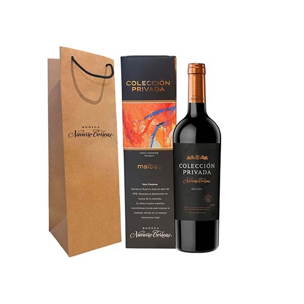Colección Privada Malbec 750 ml + Estuche individual + bolso de regalo Colección Privada Malbec 750 ml + Estuche individual + bolso de regalo