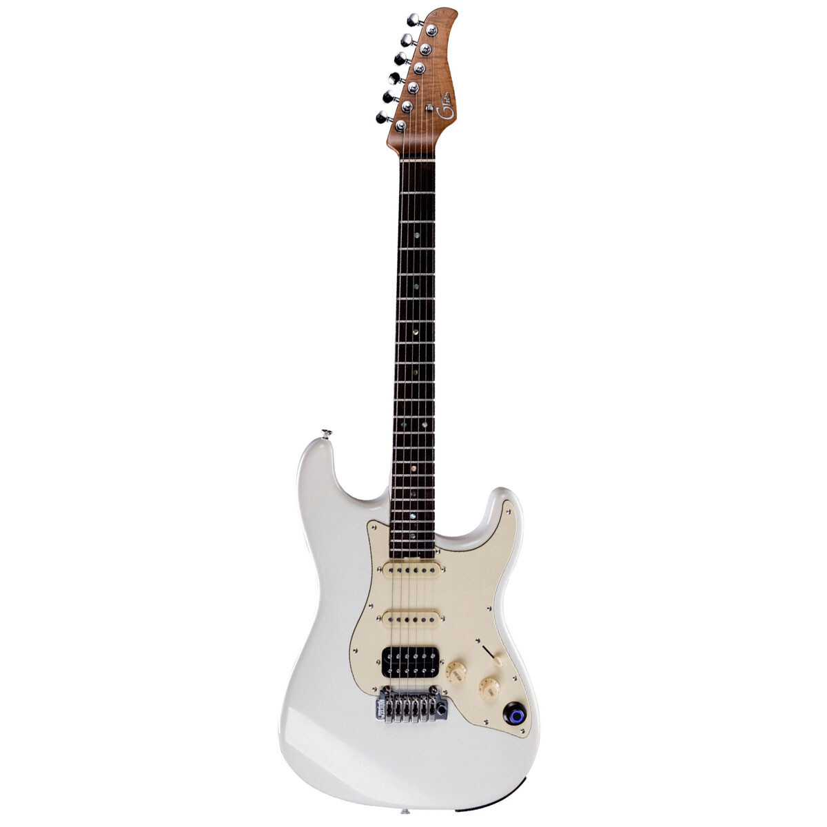 Guitarra Eléctrica Inteligente Gtrs Mooer P800 White 