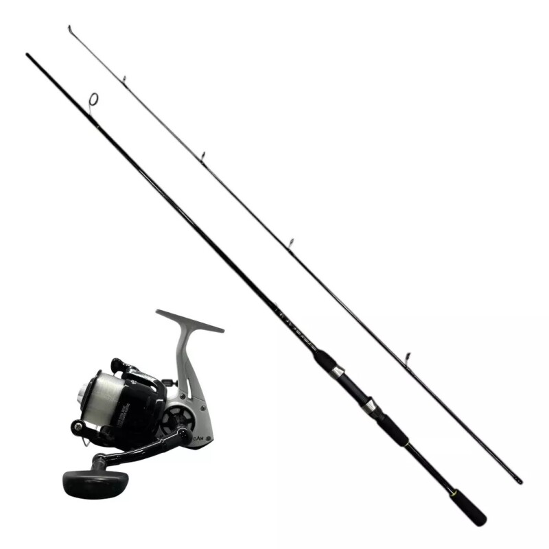 Combo Caña Y Reel Pesca Variada Costa Rio Tararira 2.28 Metros Combo Caña Y Reel Pesca Variada Costa Rio Tararira 2.28 Metros