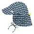 Gorro iplay con filtro solar 0-6 meses azul ballenas